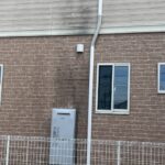 【柏市逆井】築５年以内の外壁汚れの除去、お悩み解決　#外壁苔落とし　#外壁黒ズミ落とし